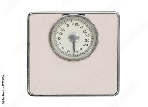 Old Pink Bathroom Scale