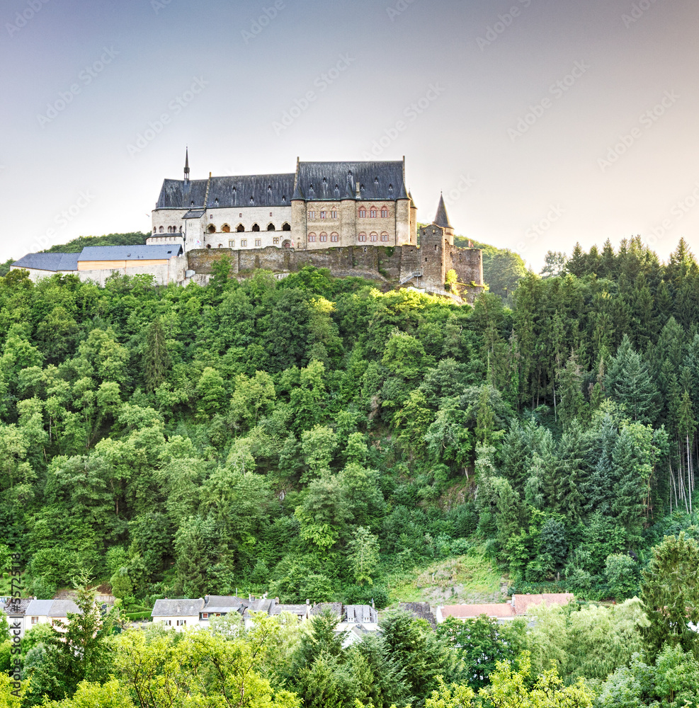 The Vianden Castle, Luxembourg