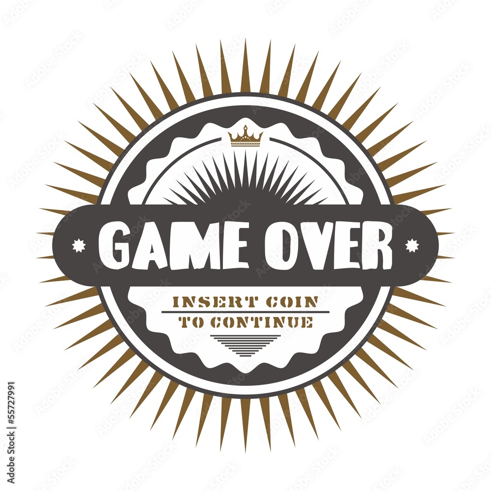game over label game over label