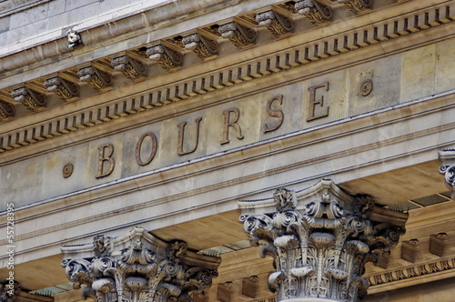 La Bourse, Palais Brongniart, Paris photo