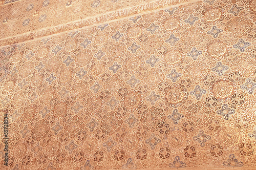 The famous Alhambra in Granada, Spain