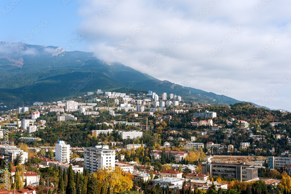 The city of Yalta. Ukraine.