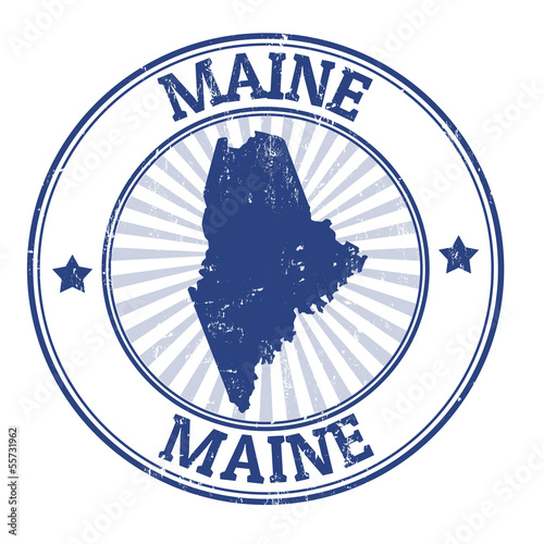 Maine stamp