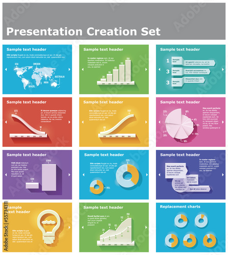 Vector presentation elements