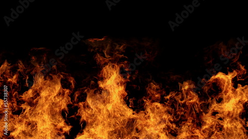 Detailed fire background (seamless loop, full Hd ,slow motion)