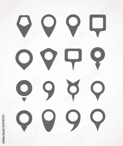Navigation pins collection