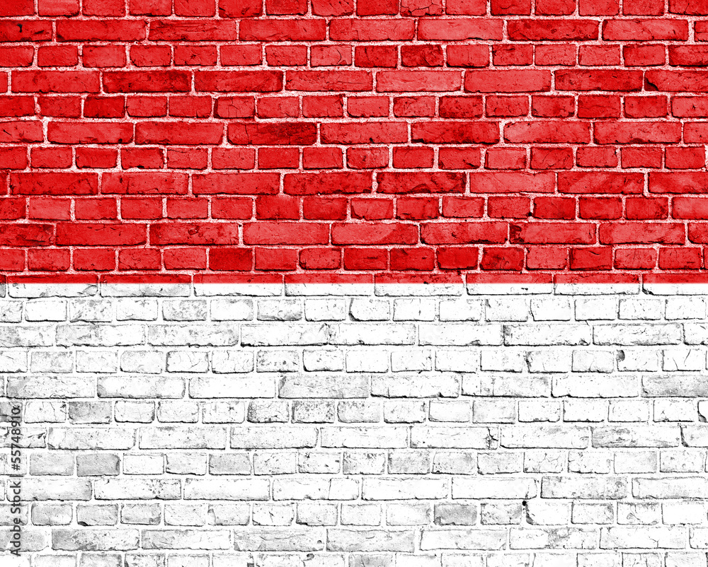 Grunge Monaco flag Grunge Monaco flag