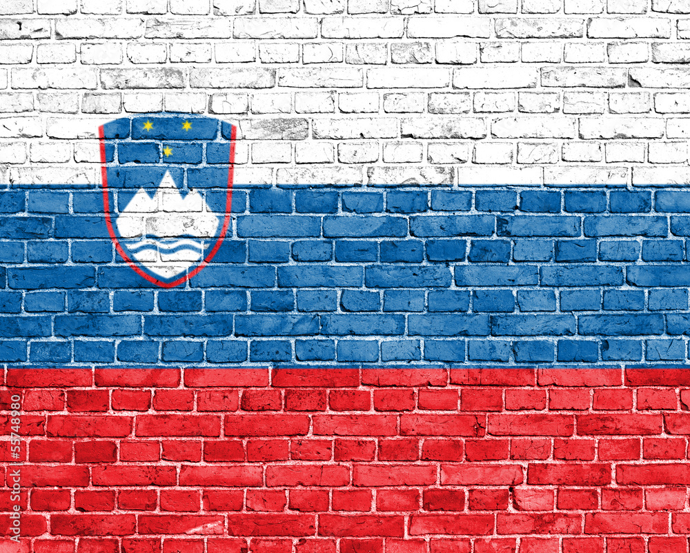 Grunge Slovenia flag