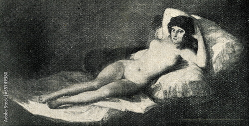 La maja desnuda by Francisco Goya photo