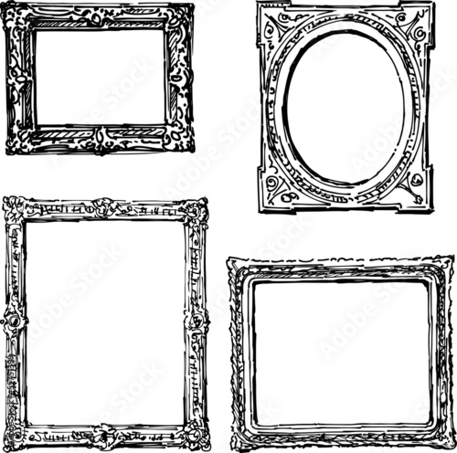 hand drawn frames