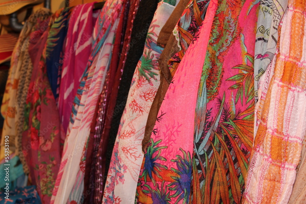 custom made wallpaper toronto digitalScarves Display in Retail Store