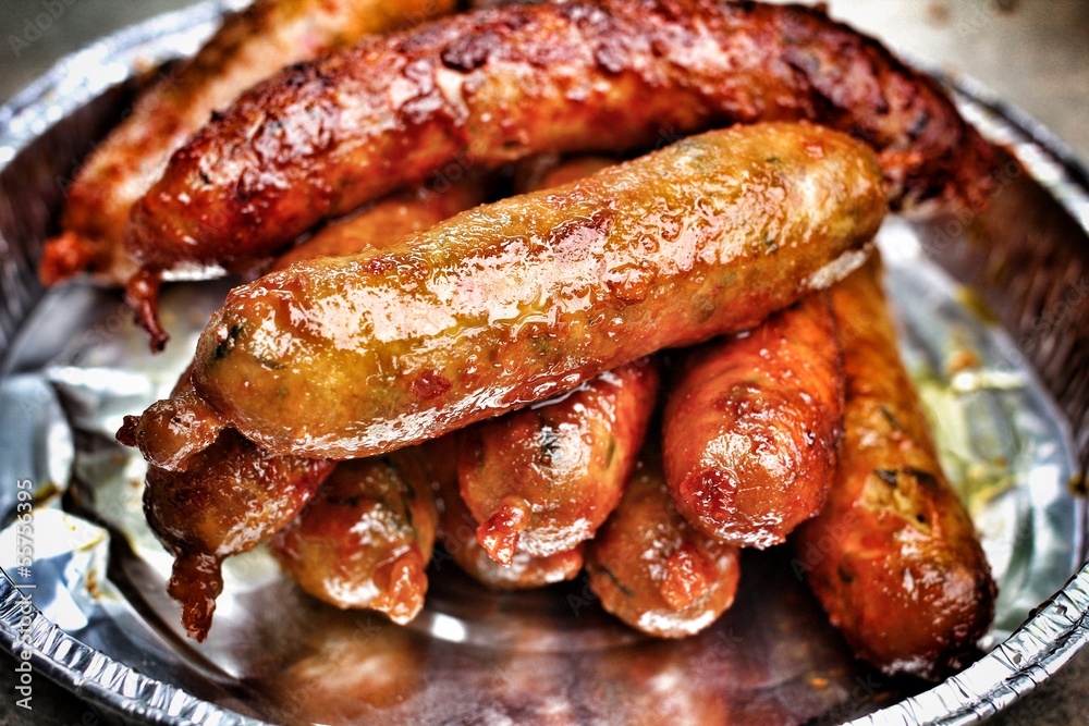 BBQ sausages BBQ sausages