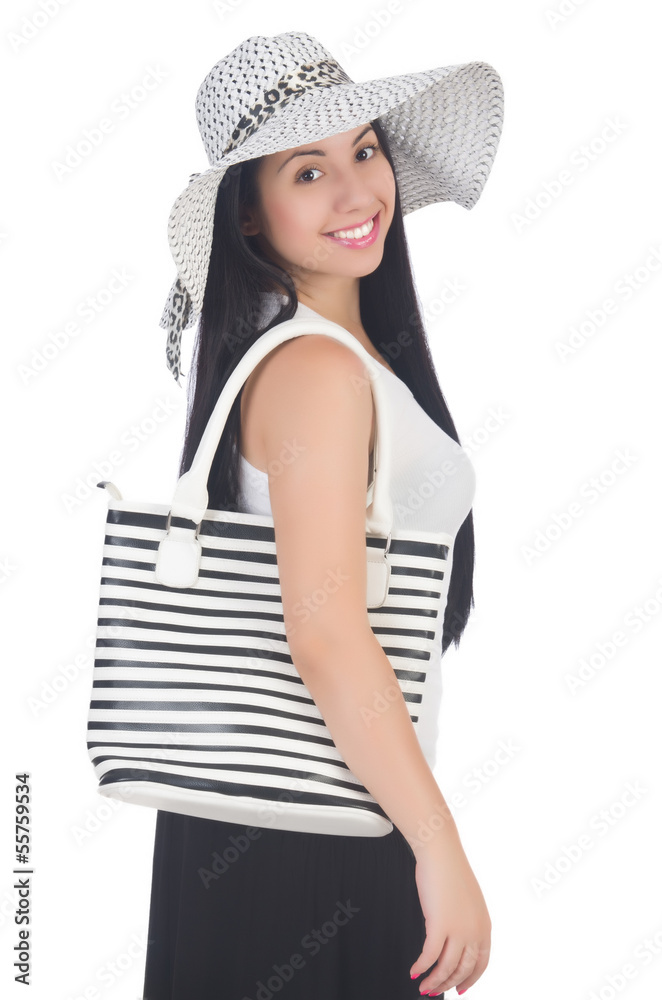 Young woman preparing for vacation Young woman preparing for vacation
