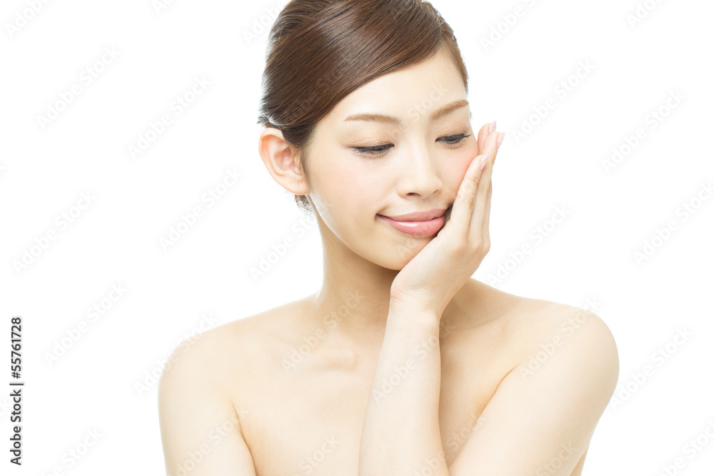 Beautiful asian woman isolated on white background Beautiful asian woman isolated on white background