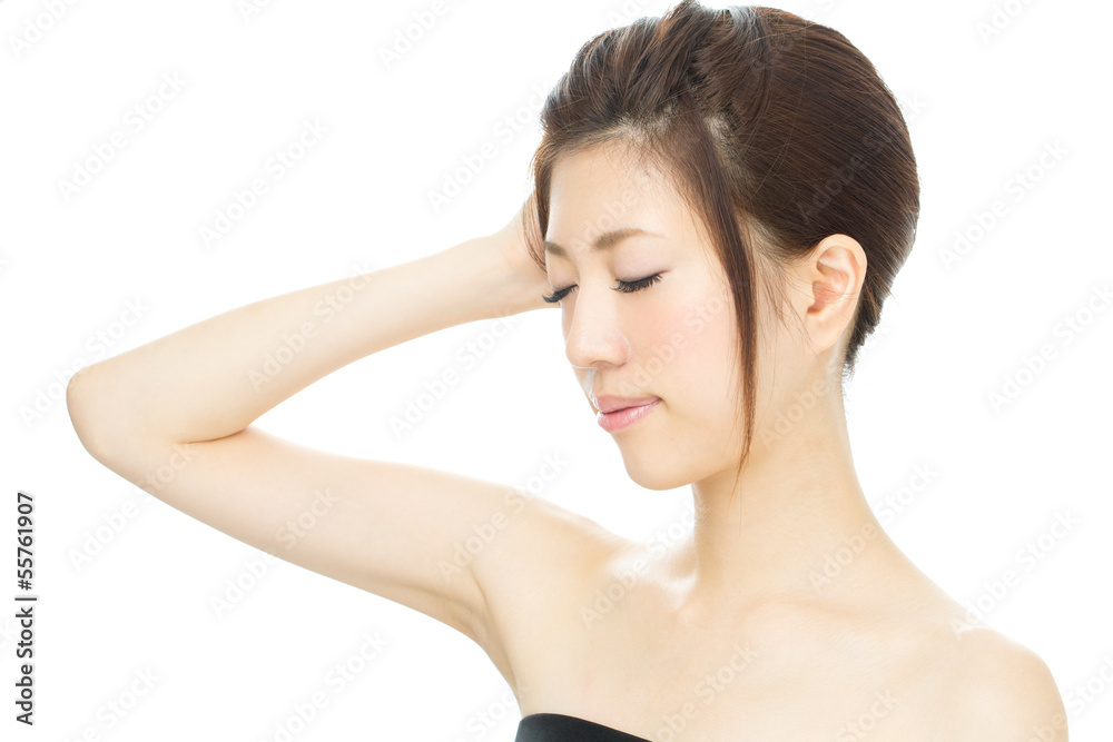 Beautiful asian woman isolated on white background Beautiful asian woman isolated on white background