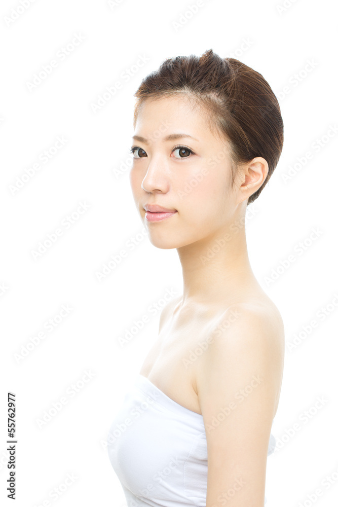 Beautiful asian woman isolated on white background Beautiful asian woman isolated on white background
