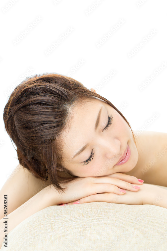 Beautiful asian woman isolated on white background Beautiful asian woman isolated on white background