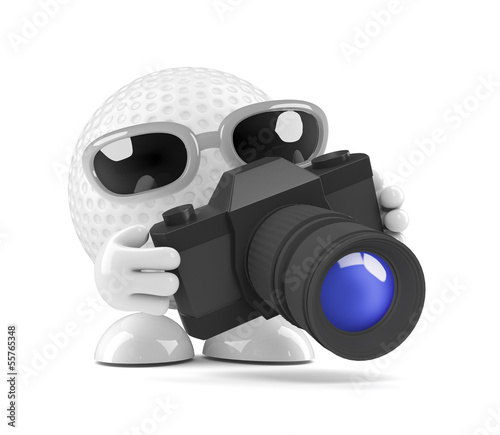 Golfball takes a photo