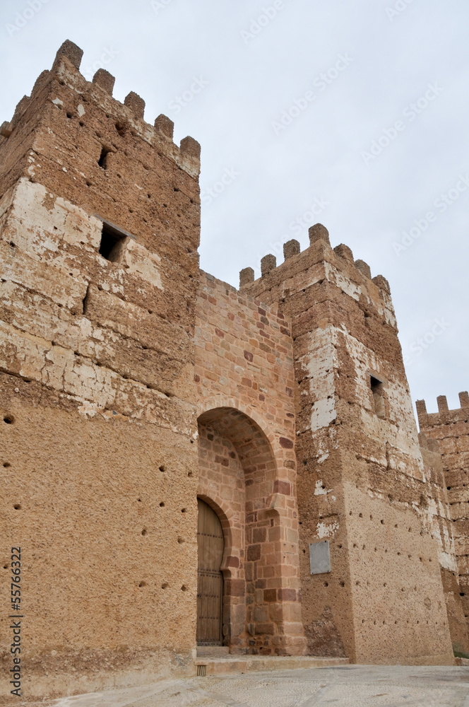 Castillo de Burgalimar en Baños de la Encina, Jaén (España)