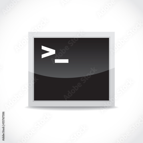Plakat w ramie Terminal icon