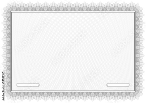 Certificate. Grey Vector pattern currency and diplomas