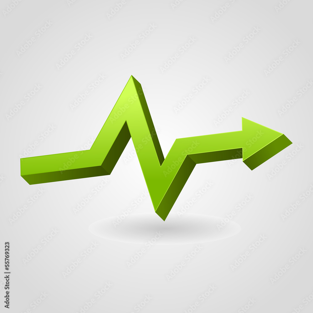 business arrow graph , vector illustration eps business arrow graph , vector illustration eps