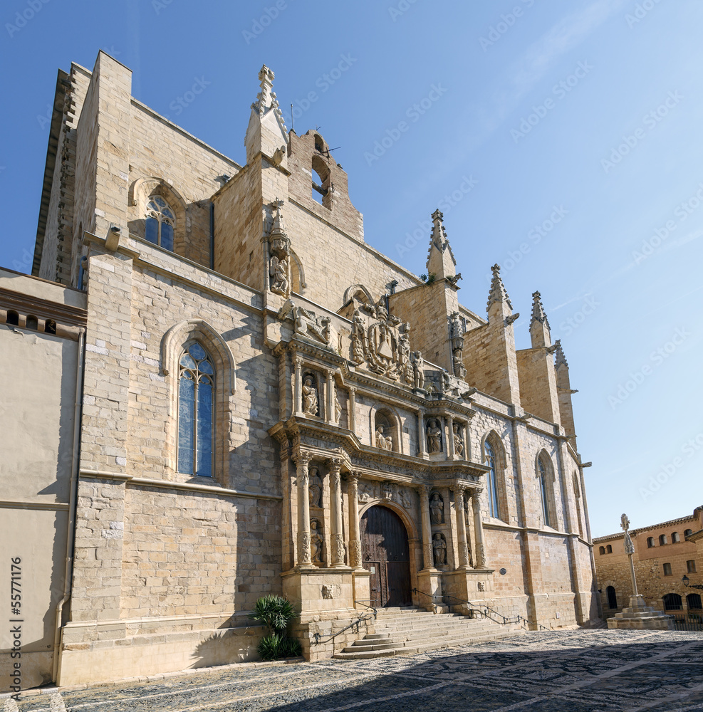 Santa Maria Maggiore church Montblanc, Tarragona Spain