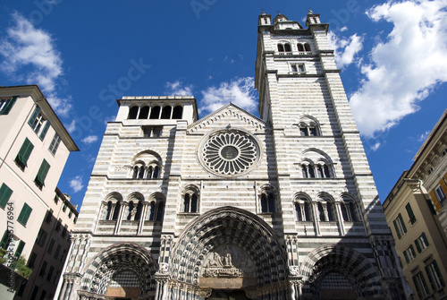 Cathedral of Saint Lawrence in Genoa, Italy