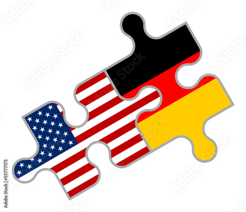 Amerikanisch-Deutsches Puzzle