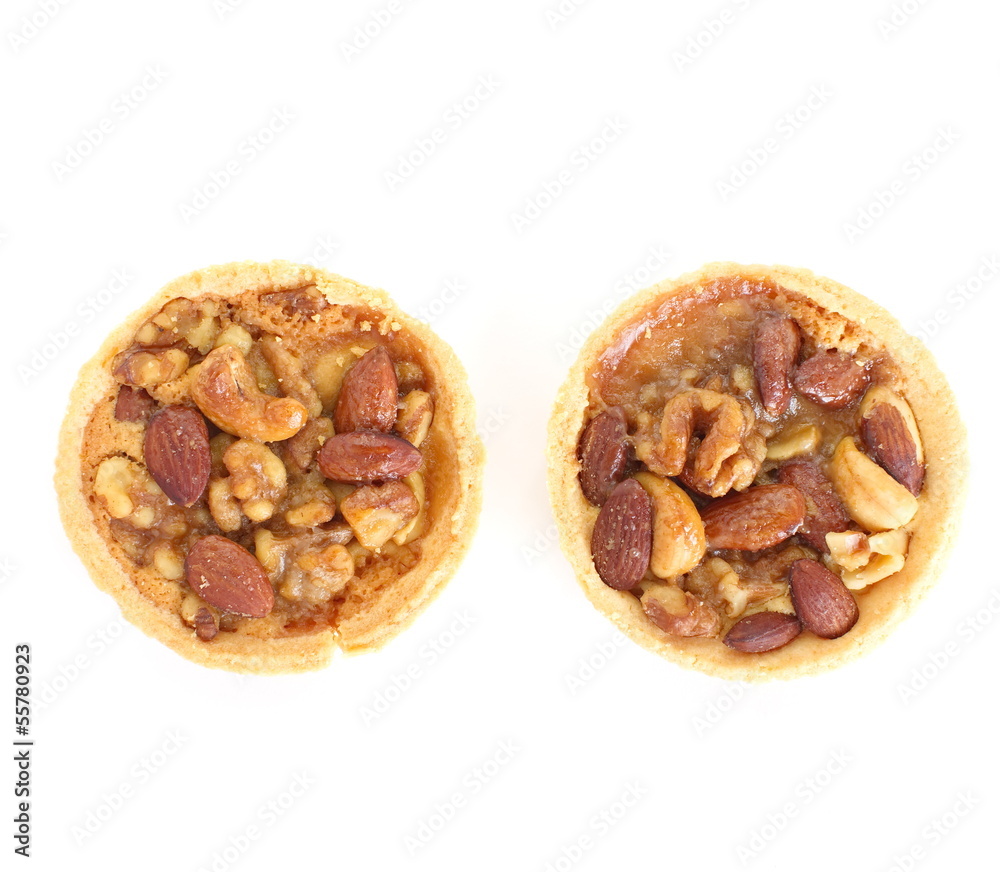 Obraz premium Mixed nut tart
