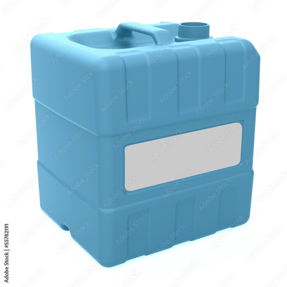 3d jerrycan with blank label 3d jerrycan with blank label