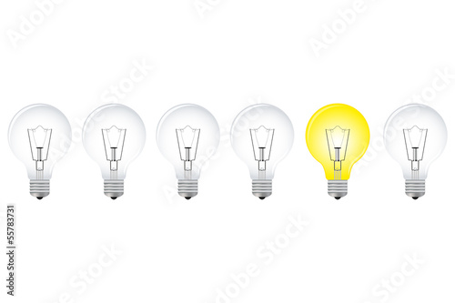 set of light bulbs