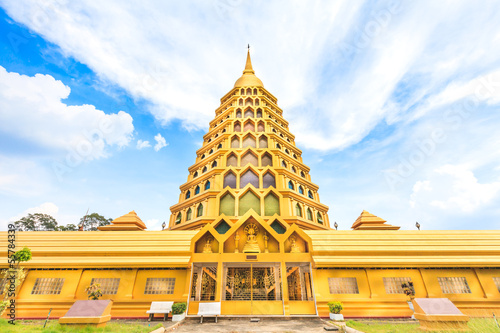 Pagoda in blue sky