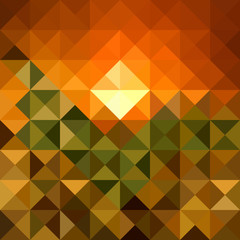 Crédence de cuisine Zigzag Motif triangles tons automnaux chaleureux  © Cienpies Design