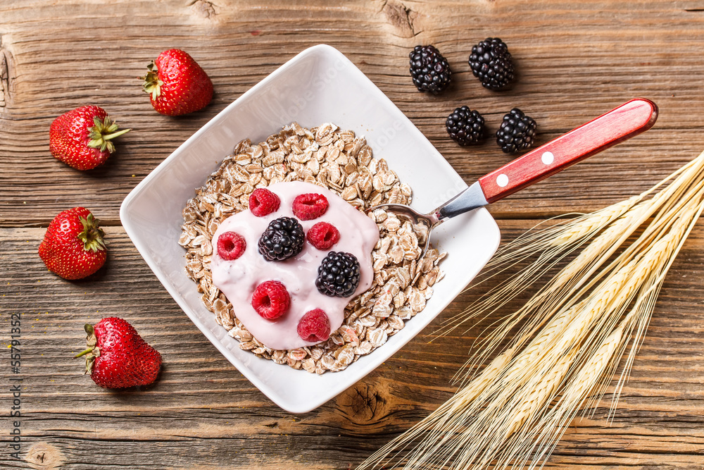 Bowl of muesli Bowl of muesli