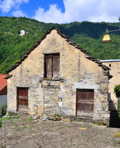 Senarega medieval village, Genoa, Italy photo