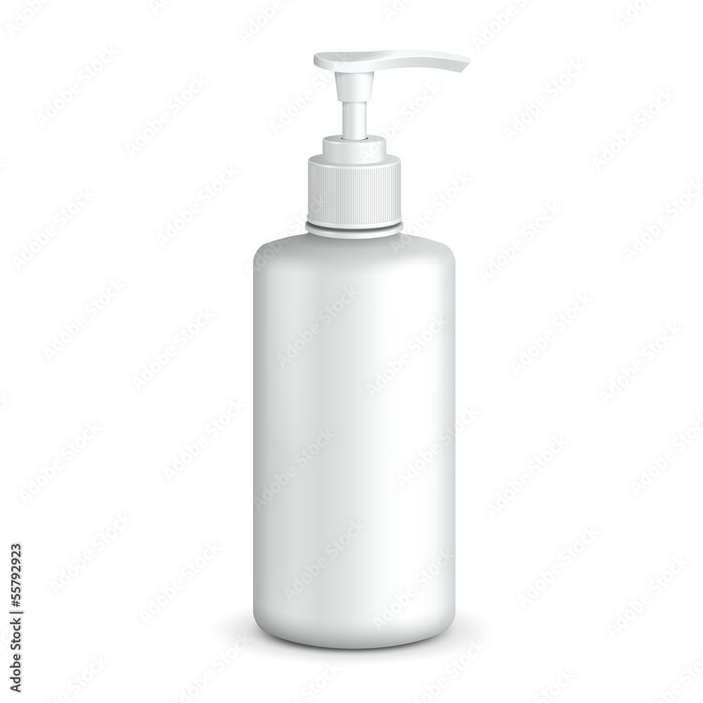 Gel, Foam Or Liquid Soap Dispenser Pump Plastic Bottle White Gel, Foam Or Liquid Soap Dispenser Pump Plastic Bottle White