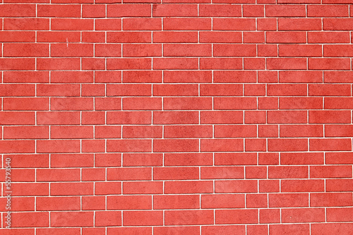 Texture of a red brick wall