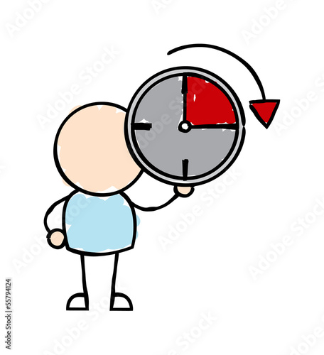 Man with Timer