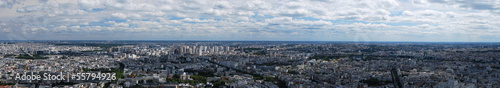 Panorama large de Paris Rive Gauche