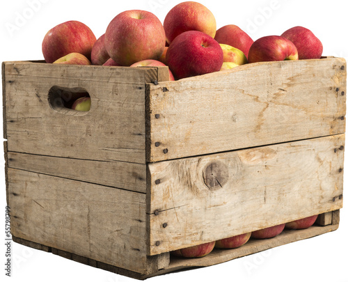 crate full of apples