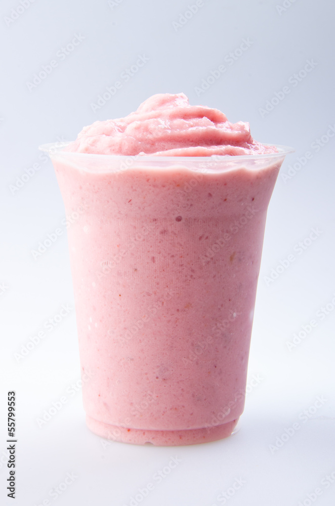 strawberry yogurt isolated on white strawberry yogurt isolated on white