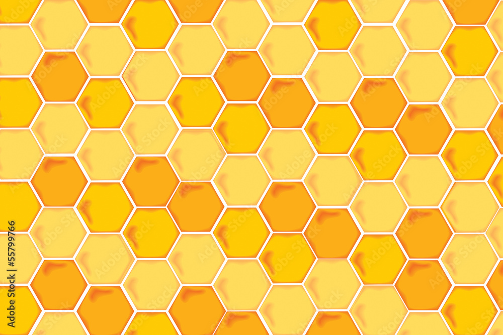 Natural Background with Honeycombs