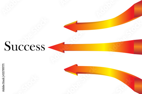 Rising orange arrows 3D - 3d render to the success Free Download Rising orange arrows 3D - 3d render to the success - GFXLoad