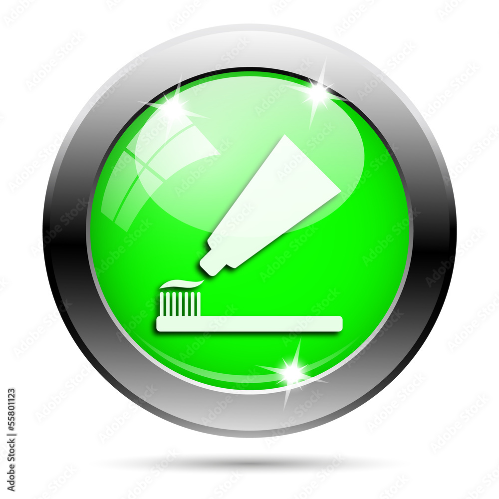 Metallic green glossy icon Metallic green glossy icon