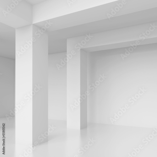 Fototapeta Naklejka Na Ścianę i Meble -  White Interior Background