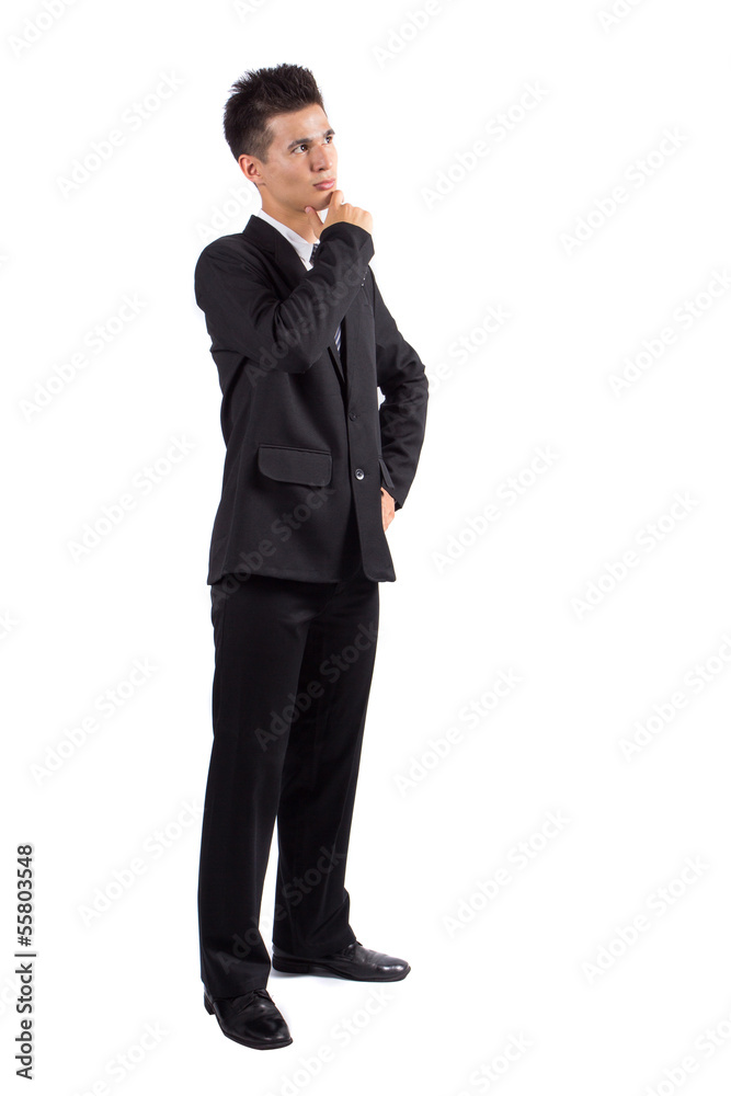 Business man isolated on white background Business man isolated on white background