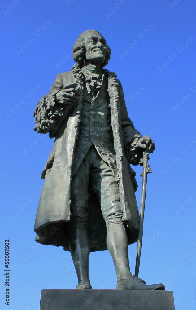 Statue of Voltaire, Ferney-Voltaire, France