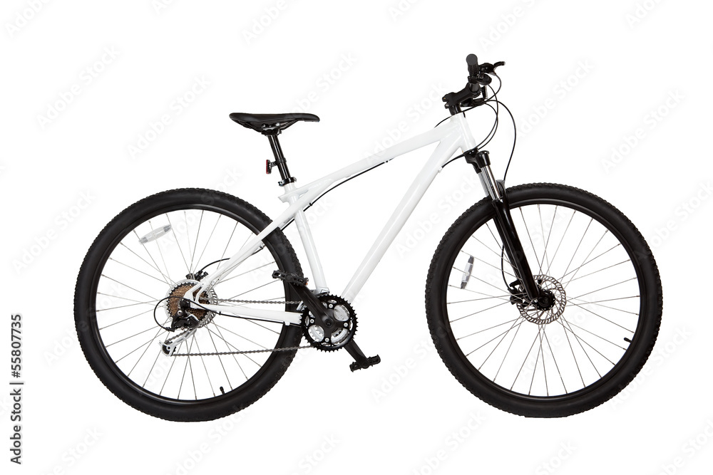Mountain bike isolated on white