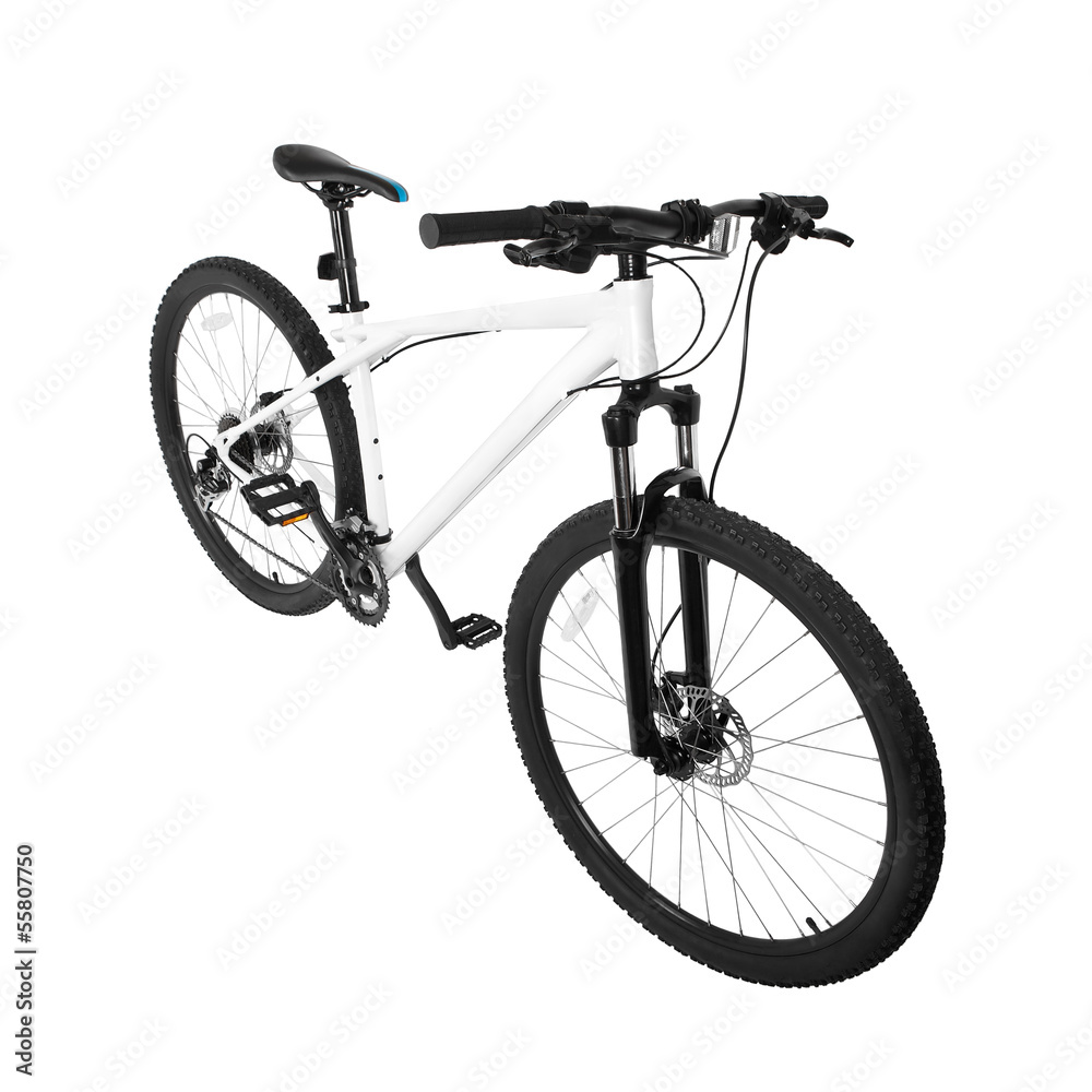 Mountain bike isolated on white